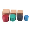 40mm 50mm 55mm 63mm 4 Styles Tobacco Grinder herb Grinder Teeth Filter Net dry herb vaporizer pen 7 colors DHL 7121138