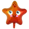 Sea world cute fish octopus foil balloons birthday party decoration ocean animal air ball holiday kids toy supplier