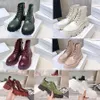 2022 Wander Women Boots Ace Handsome Show Martin Ankle Half Boots 100% Läder Bootes Nylon Bee Boot Ladies Booties Pouch Lady Platform Shoes 35-40