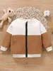 Blouson teddy zippé color block pour bébé SHE