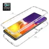 2 in 1 Rugged Armor Shockproof Cases For Samsung Galaxy A82 5G Anti-slip Soft TPU Bumper Hard PC Transparent Acrylic Back Cover