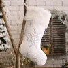 Kerstdecoraties sneeuwvlokkousen decoratie open haard kerstboom hangende hangtas 20211