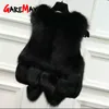 Cappotto di pelliccia sintetica Gilet di pelliccia invernale per le donne Gilet corto caldo femminile casual sciolto giacca di pelliccia senza maniche Gilet da donna 201031