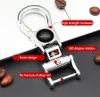Für Nissan Car Real LeatherChromium Remote Key Bag Case Holder CoverKey Chain7007734