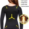 Frauen Sauna Anzug Taille Trainer Neoprenhemden Für Sport Workout Korsett Wärmekörper Shaper Abnehmen Langarm Sweat Shirt Tops 220113