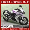 Carrozzeria OEM per HONDA CBR 500 CBR500 R RR CC 500R 500CC 2016-2018 Corpo 111No.109 CBR500RR 2016 2017 2018 Linea viola CBR500CC CBR500R 16 17 18 Carenatura iniezione