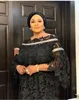 Afrikanska Klänningar För Kvinnor Afrika Kläder Muslim Lång Klänning Högkvalitativ Längd Mode Afrikansk Lace Klänning För Lady med Headtie