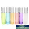 20 x 10 ml dikke parel kleurrijke glazen roller vila reizen draagbare etherische olieflessen navulbare parfum roller bal fles