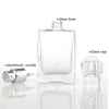 Prezzo all'ingrosso 30ml Bottiglia di profumo riutilizzabile Bottiglia di vetro vuota trasparente Spray 30 ml per imballaggio cosmetico DHL Free