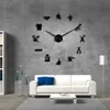 Narzędzia Dentysty Bezramowe 3d Zegar ścienny Praktyk Klinika Szpital Stomatologiczny Ortodontyczny Room Art Decor Clock Lj200827