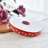 5/25 Wesela Grosgrain Satynowa wstążka Prezent Bows Crafts DIY Naturalne Boże Narodzenie Ribbons Party Dekoracja imprezy L Jllics