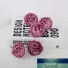 5pcs rosa konstgjorda blommor huvud silke peony falsk blomma för bröllop hem DIY dekor parti födelsedag scrapbooking krans tillbehör