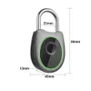 Freeshipping Bluetooth Fingerprint Lock Portable Keyless Smart USB Electric Lock IP65 Vattentät väska Bagagefodral Telefon App Control Lock