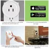 Original 10A Wireless WiFi Smart Socket Power US Plug med Power Meter Remote Control Alexa Phone App Remote Control av iOS Android