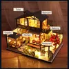 CUTEBEE Kids Toys Doll House Furniture Assemble Wooden Miniature Dollhouse Diy Dollhouse Puzzle Educational Toys For Children LJ201126