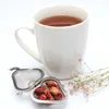 الفولاذ المقاوم للصدأ الشاي مصفاة قفل التوابل شبكة infuser الشاي الكرة تصفية ل إبريق القلب شكل قلب الشاي infuser DH8589