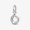 New Arrival 100% 925 Sterling Silver ferradura da boa sorte Dangle charme Fit original charme europeu Pulseira Bijuterias frete grátis