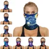 3D Magic Starry Sky Stampa Maschera di guida All'aperto Cycling Multifunzione Polvere di protezione solare Protezione del Sole Tubo Neck Face Mask Moto Bandana Y1229