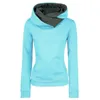 여성용 후드 스웨터 도매 - 2021 여성용 긴 소매 캐주얼 Womens Sportwear Hooded Sudaderas Mujer Pullover