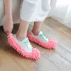 Solid Color Dust Mops House Bathroom Floor Clean Mop Cleaner Slipper Luie Schoenen Cover Microfiber Reinigingsgereedschap