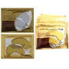 Golden crystal eye mask gold eye care makeup dark circle remove cosmetics improve eye bag black rim eyes DHL Free