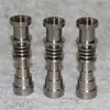 Wholesale hand tools Universal Gr2 Titanium Nail Male and Female 16 20mm 6IN1 domeless Ti Nail for wax dab glass bongs