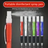6 pcs spray ballpoint caneta desinfectante caneta plástico mini portátil viagens recarregável frasco de perfume 201111