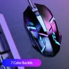 New Mechanical Gaming Keyboards Mouse Combos Fully Programmable Usb Wired Keypad With luminescent Backlight Computer Keyboard336o