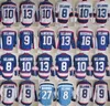 Men Ice Hockey Vintage Retro 10 Dale Hawerchuk Jersey 16 Laurie Boschman 9 Bobby Hull 13 Teemu Selanne 27 Teppo Numminen All Stitched Navy Blue White Home PenQiJi