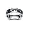 Dragon Band Rings Rvs Black voor Mannen Damesmode Sieraden Gift Will en Sandy Drop Ship