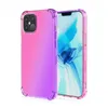 Gradient Dual Color Transparent TPU + PC-fodral ShockoProof Phone Case till iPhone 13 12 11 Pro Max XR XS 8 Plus