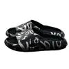 Sommarm￤n tofflor flip flops trycker sandaler kvinna graffiti