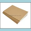 Notepads Notes & Office School Supplies Business Industrial Kraft Paper Notebook Re Sketchbooks Pocket Journals For Kids 68 Pages Drop Deliv