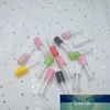 50/100 adet3ml Mini renkli kapaklar Şeffaf Lipgloss tüp. Küçük Kozmetik Ruj Örnek Şişe, DIY Dudak Balsamı Tüpleri