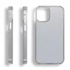 DIY Sublimation Heat Press PC Cover Case met metalen aluminiumplaten voor iPhone 12 Mini 12 11 Pro MAX XR XS 5 6 7 8 Plus 600pcs / lot