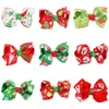 Babymeisjes Bronrettes Kerst haar clips Xmas cadeau haarspelden kinderen feest bowknot kinder haaraccessoires QHC044