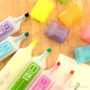 Colorful Fluorescent Pen Oblique Highlighters Fashion Watercolor Pens Kawaii Marker Pen Painting Pens Stationery Writing Supplies DBC VF1509 Highest quality