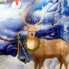 Christmas Shower Curtain Fairy Snow Night Printed Bath Screen room Waterproof Polyester Fabric s Y200108