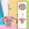 JellyToys Bashful Bunny Tulip Cute Pink Mini Cartoon Plush Girl Sweetheart childhood Originality Bag Charm Gift1176048