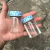 47*70*34mm 80 ml Glassflaska Silikonpropp Aluminium CAP Läcksäker tomma burkar Transparent flaskbehållare 12PCSHIGH -kvantit