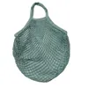 Reusable Shopping Grocery Bag 14 Color Large Size Shopper Tote Mesh Net Woven Cotton Bags Portable Shopping Bags Home Storage Bag LX3581
