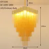 I moderni lampadari a LED europei illuminano il lampadario in ferro placcato oro G9 per soggiorno, cucina, camera da letto, hotel, villa