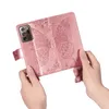 بالنسبة إلى Samsung Galaxy Note 20ULTRA CASES BUTTERFLY PU LEATHER مع طراز فتحة بطاقة اليد المغناطيسية Note20ULTR1897524