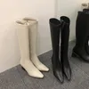 Pour mais bottes au genou enfants 2020 nouveau automne et hiver bottes maigres à talons hauts à talons épais chevalier haut