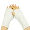 Arrivées femmes fille hiver chaud mode main plus chaud mitaines gants doux Crochet tricot mitaine Glove1