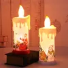 Stringhe Luce natalizia LED Simulazione Fiamma Candela Decorazione Notte Arredamento camera da letto Luci fatate Cristmas 2022