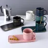 ceramic coffee mugs set