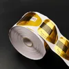 50 stücke Goldene Nail art Tipps Verlängerung Forms Guide U Hufeisenförmige Acryl UV Gel DIY Nagel Werkzeug Für Maniküre8074011
