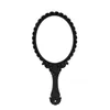 Handheld Makeup Mirror Romantic Vintage Lace Hand Hold Mirror Oval Round Cosmetic Mirrors Cosmetic Tool Dresser Gift Zyy35539904447