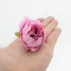 10 peças 5 cm cabeça de flor de peônia artificial para decoração de casamento DIY Guirlanda decorativa falsa queda europeia vívida seda jllfbn